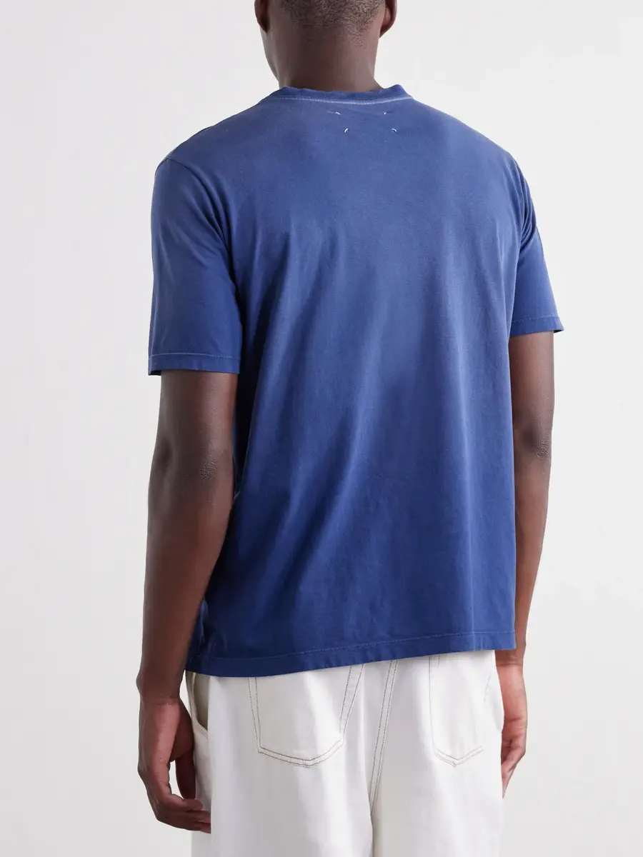 Maison Margiela Printed Cotton-Jersey T-Shirt - Men | Thumbnail 4