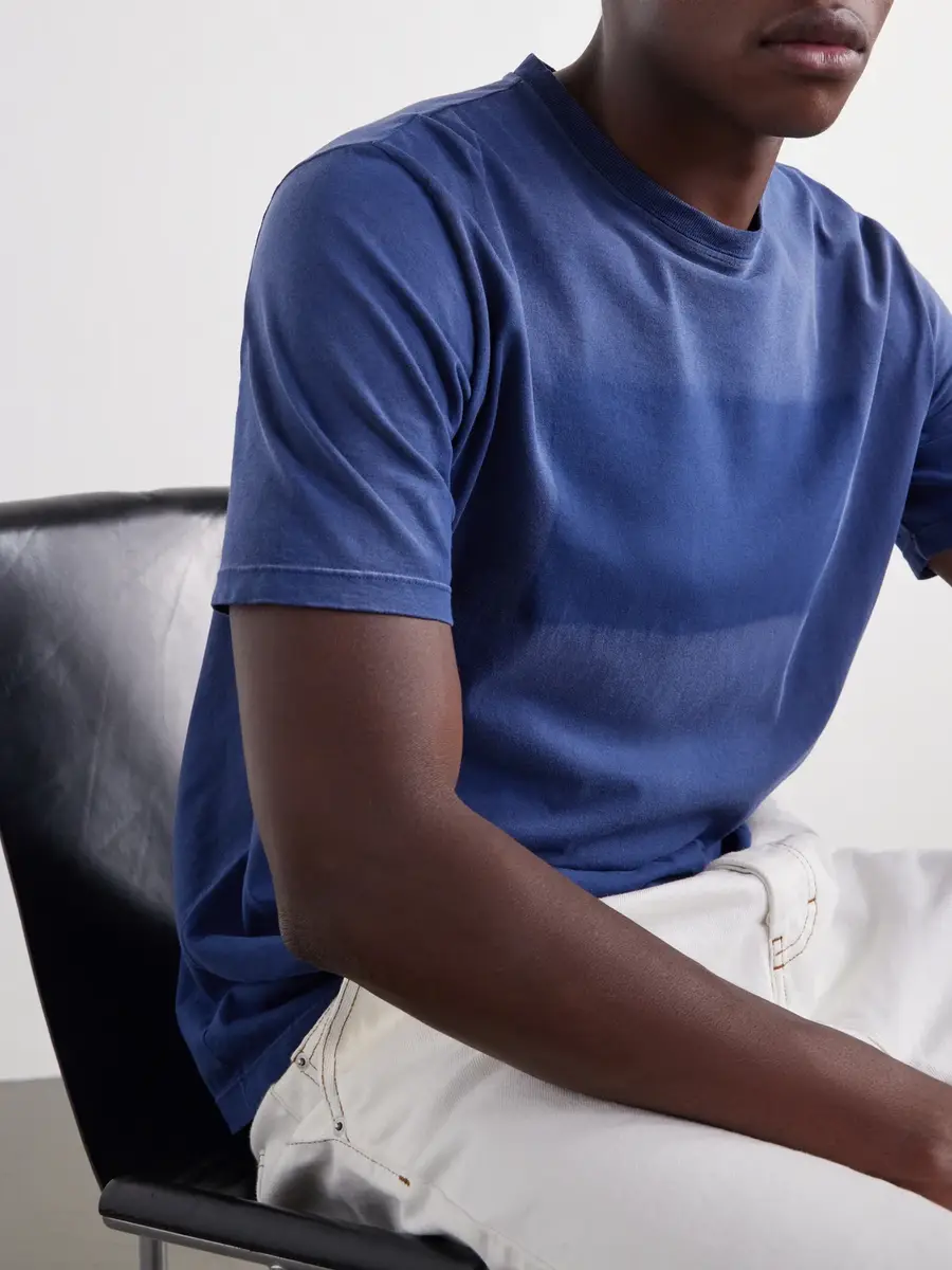 Maison Margiela Printed Cotton-Jersey T-Shirt - Men | Thumbnail 5