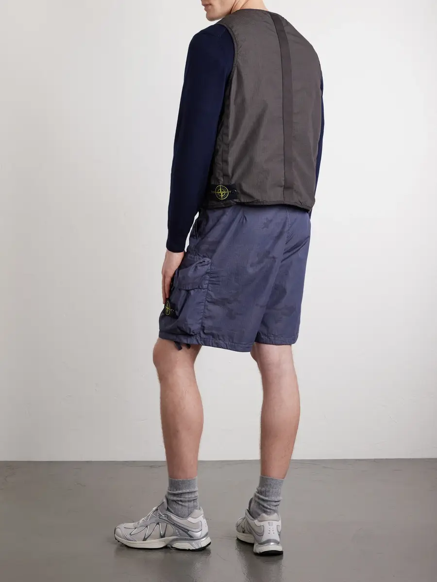 Stone Island Cotton-Blend Ripstop Vest - Men | Thumbnail 4 Stone Island Cotton-Blend Ripstop Vest - Men | Thumbnail 4
