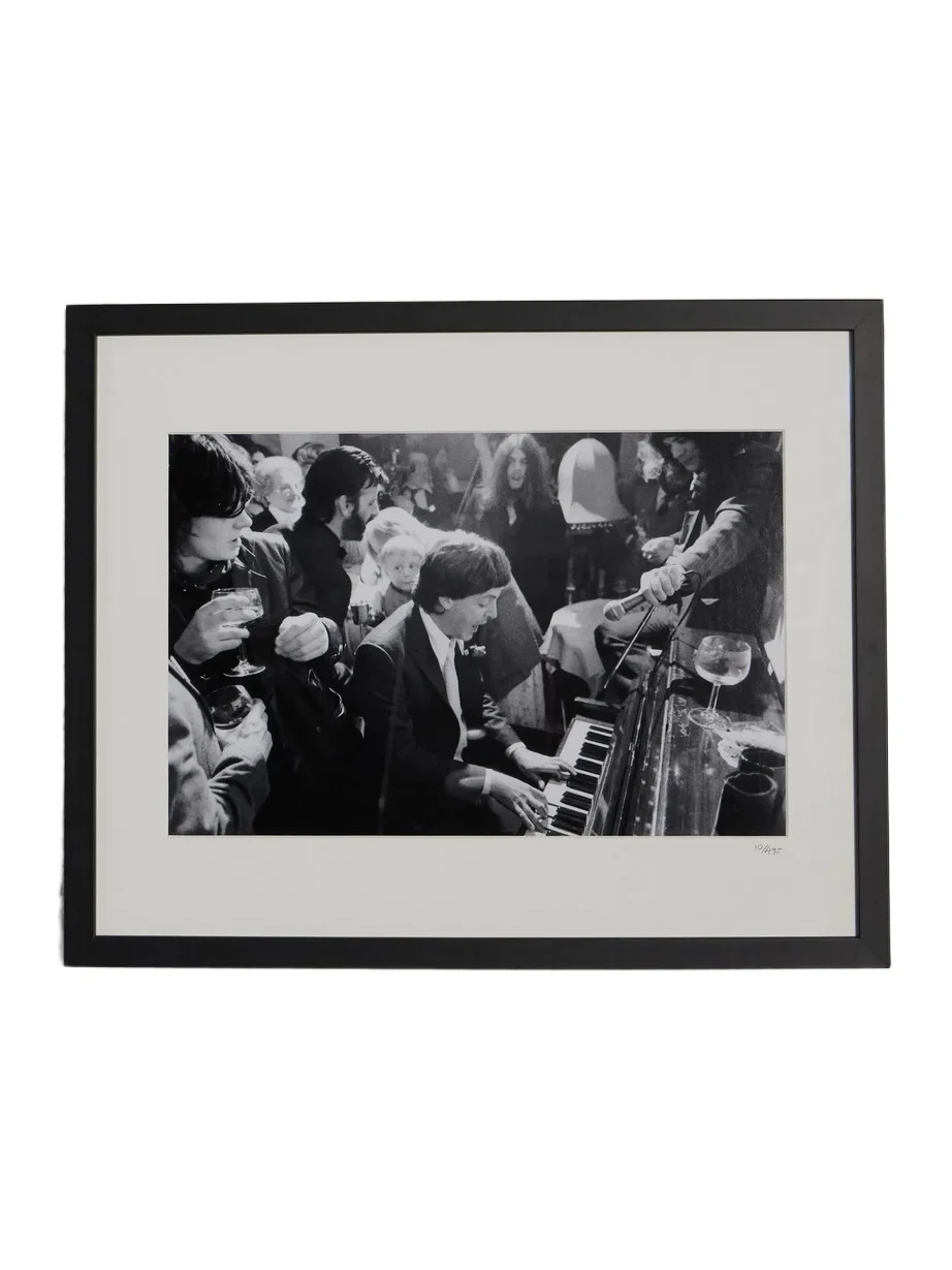 Sonic Editions Framed 1981 McCartney at the Wedding Print, 50" x 40" - Men