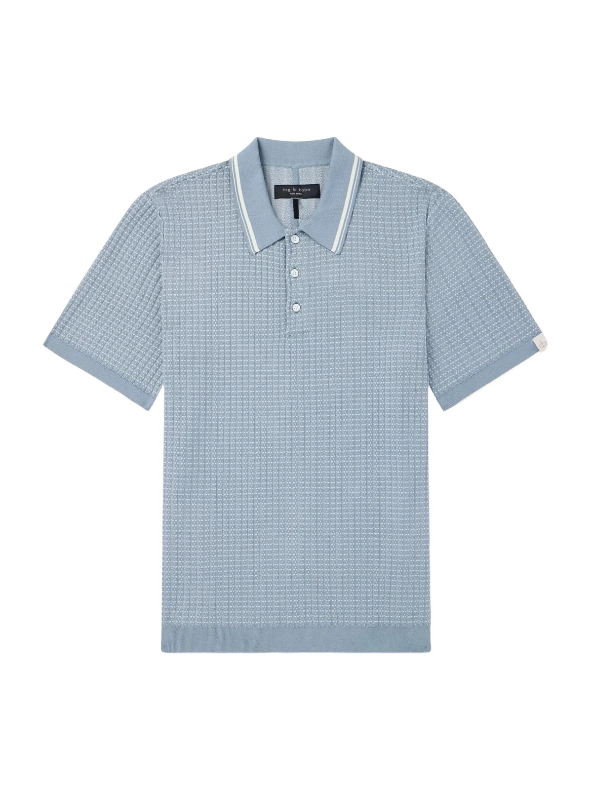 Harvey Ribbed Cotton-Blend Polo Shirt - Men Harvey Ribbed Cotton-Blend Polo Shirt - Men