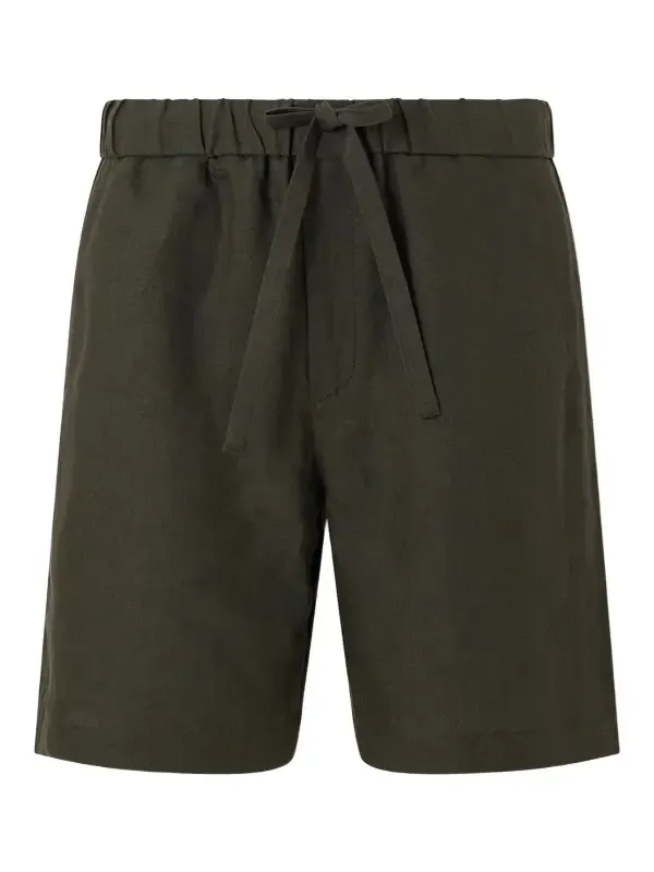 Traveler Straight-Leg Linen Shorts - Men