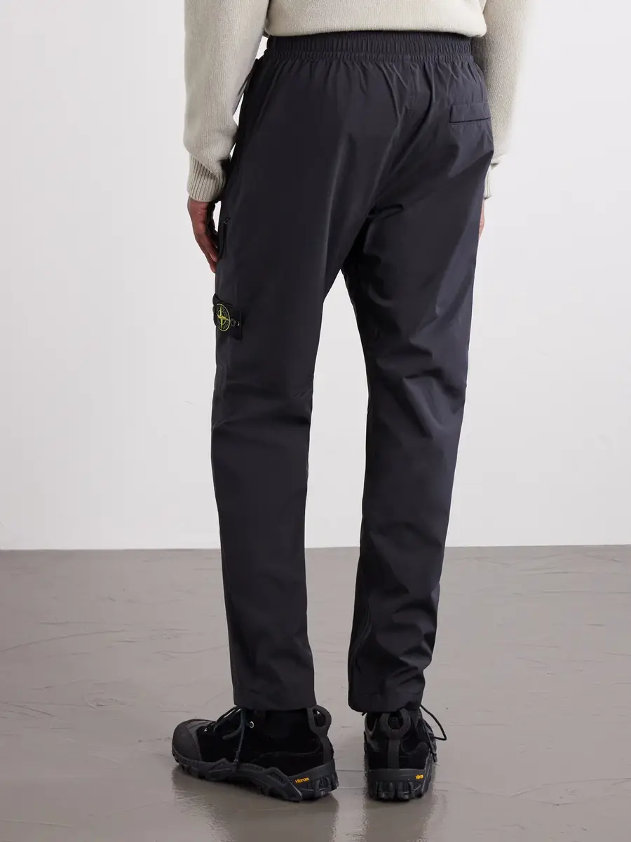 Stone Island Straight-Leg Shell R_e.dye® Trousers - Men | Thumbnail 4 Stone Island Straight-Leg Shell R_e.dye® Trousers - Men | Thumbnail 4