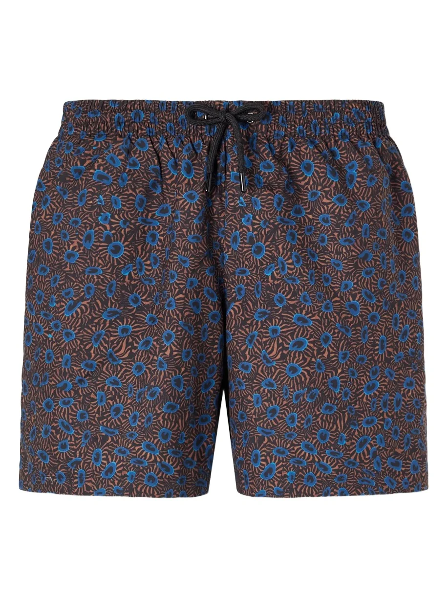 Dries Van Noten Phibbs Straight-Leg Mid-Length Printed Swim Shorts - Men