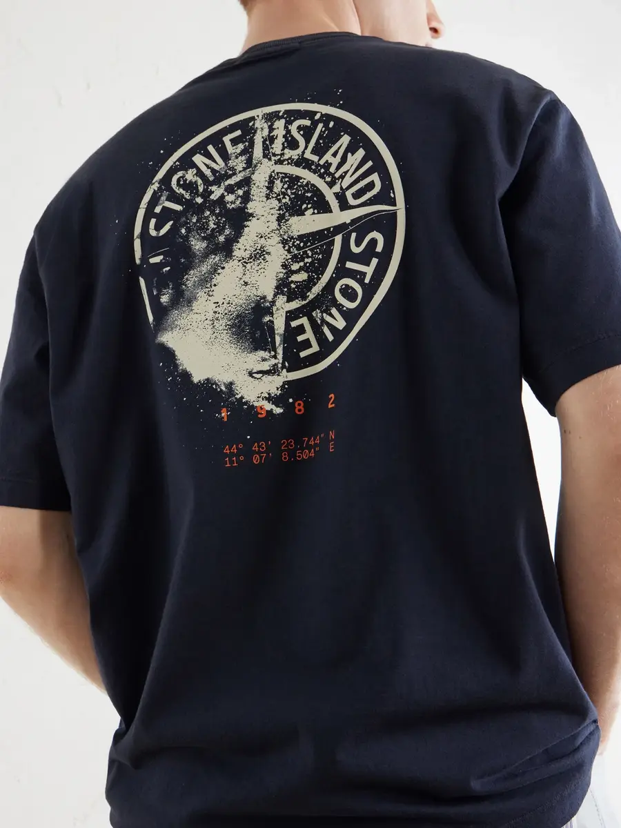 Stone Island Logo-Print Cotton-Jersey T-Shirt - Men | Thumbnail 5 Stone Island Logo-Print Cotton-Jersey T-Shirt - Men | Thumbnail 5