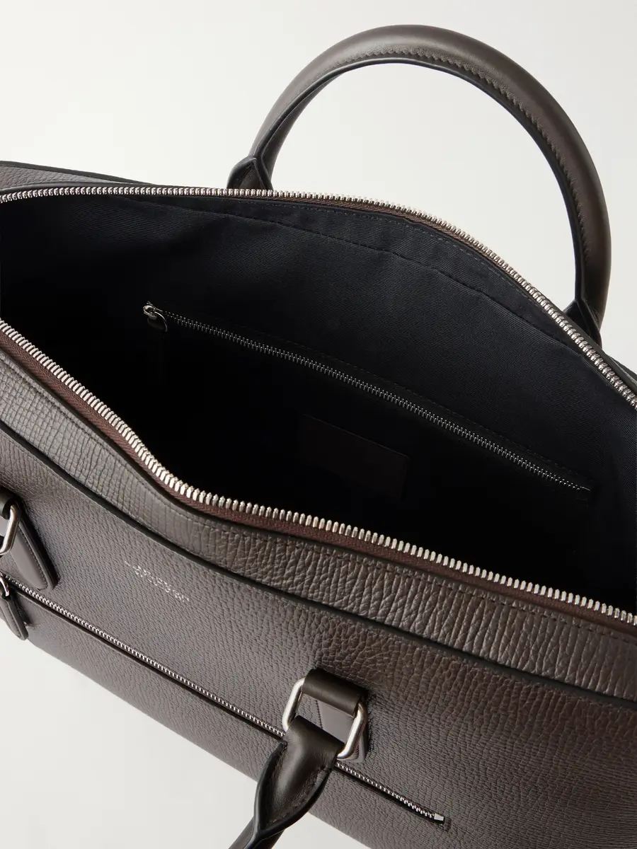 Smythson Full-Grain Leather Briefcase - Men | Thumbnail 6