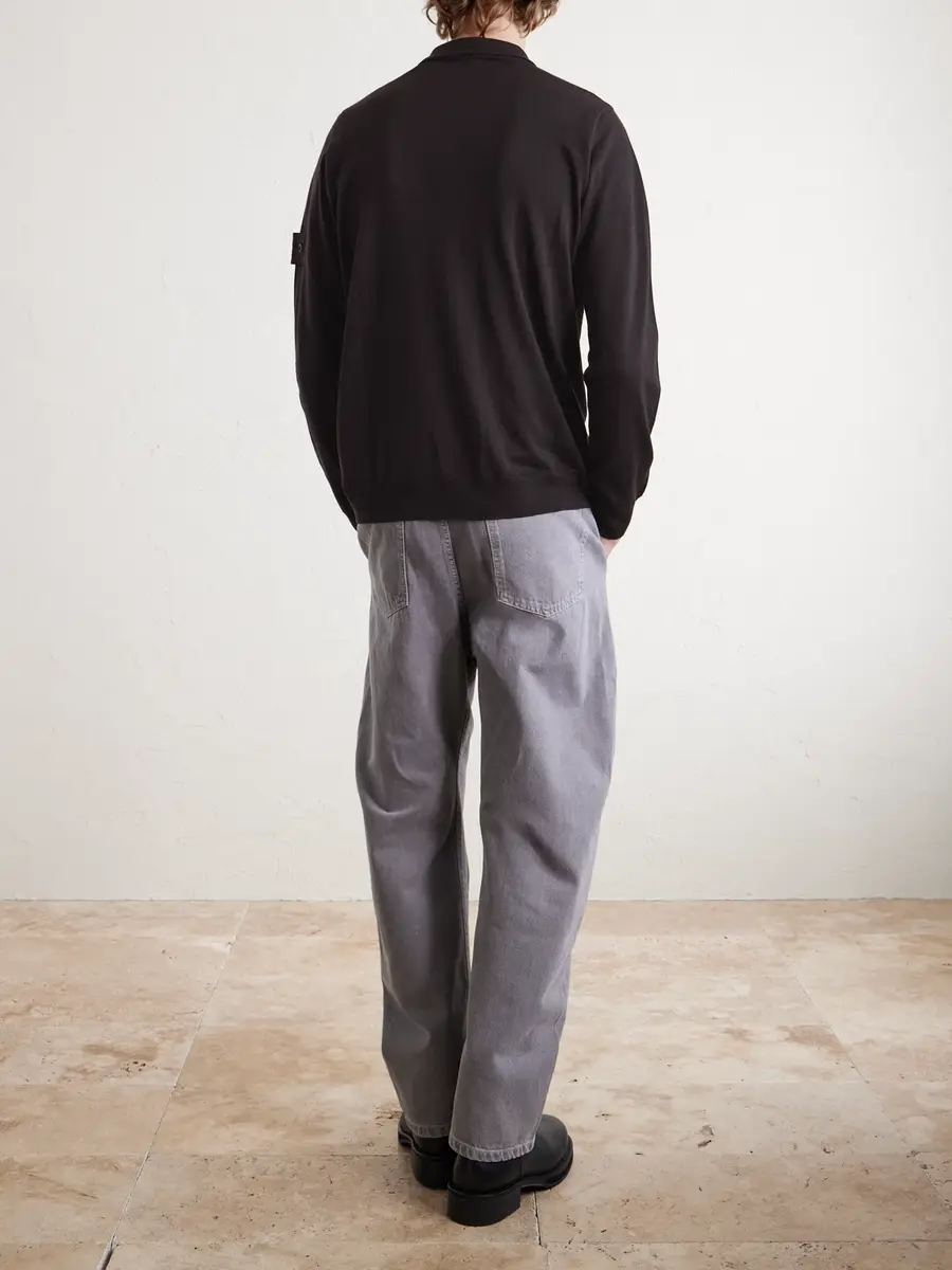 Stone Island GHOST Virgin Wool Polo Shirt - Men | Thumbnail 4 Stone Island GHOST Virgin Wool Polo Shirt - Men | Thumbnail 4