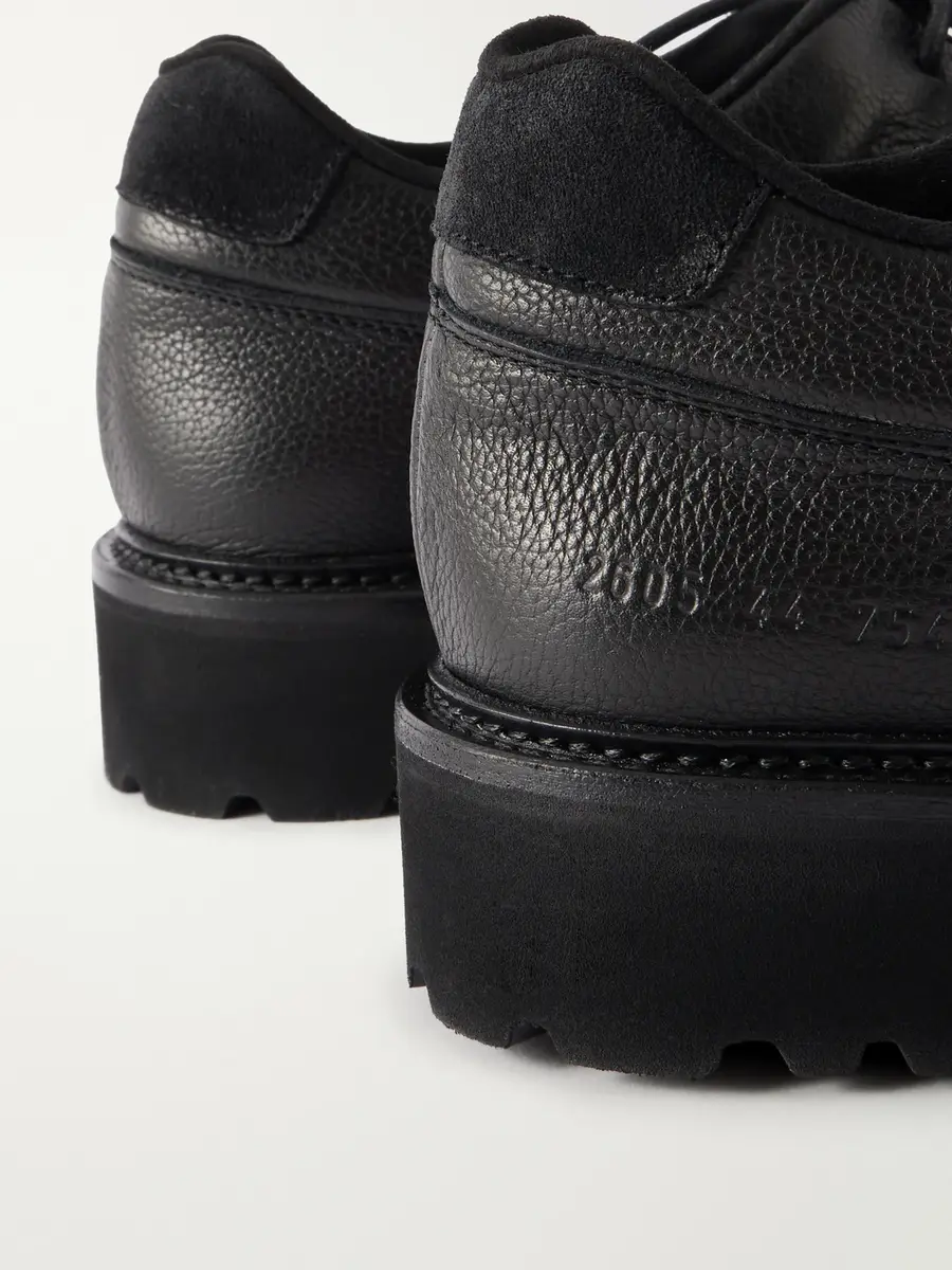 Common Projects Piuma Suede-Trimmed Full-Grain Leather Hiking Boots - Men | Thumbnail 5 Common Projects Piuma Suede-Trimmed Full-Grain Leather Hiking Boots - Men | Thumbnail 5