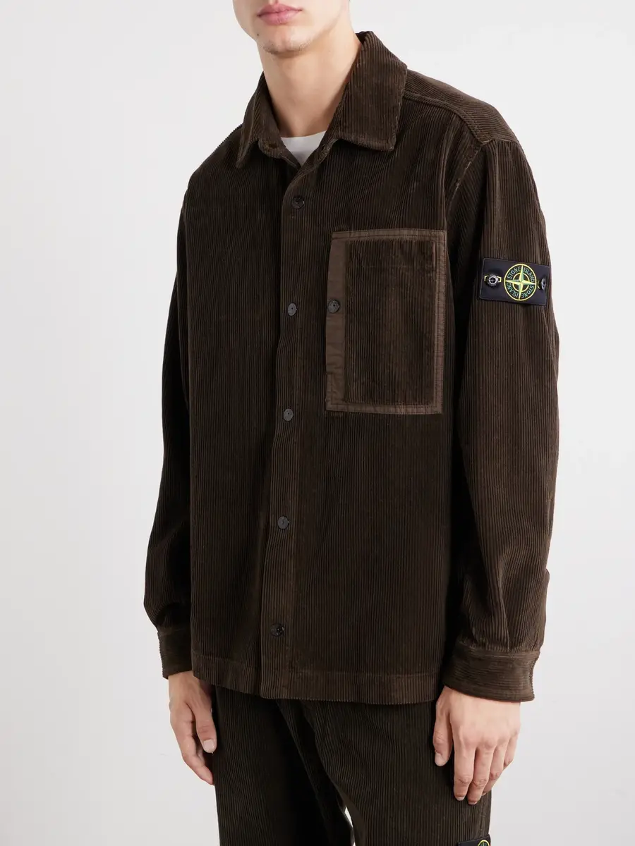 Stone Island Organic Cotton-Corduroy 800 Jacket - Men | Thumbnail 3 Stone Island Organic Cotton-Corduroy 800 Jacket - Men | Thumbnail 3
