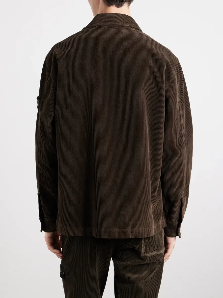 Stone Island Organic Cotton-Corduroy 800 Jacket - Men | Thumbnail 4 Stone Island Organic Cotton-Corduroy 800 Jacket - Men | Thumbnail 4