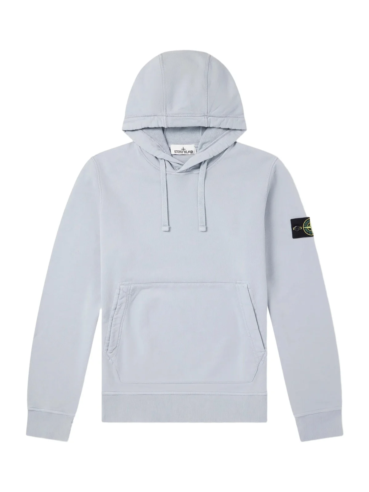 Garment-Dyed Cotton-Fleece Hoodie - Men Garment-Dyed Cotton-Fleece Hoodie - Men