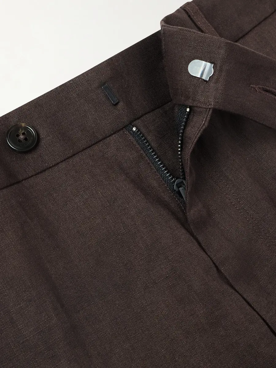 rag & bone Evan Straight-Leg Pleated Linen Trousers - Men | Thumbnail 6 rag & bone Evan Straight-Leg Pleated Linen Trousers - Men | Thumbnail 6