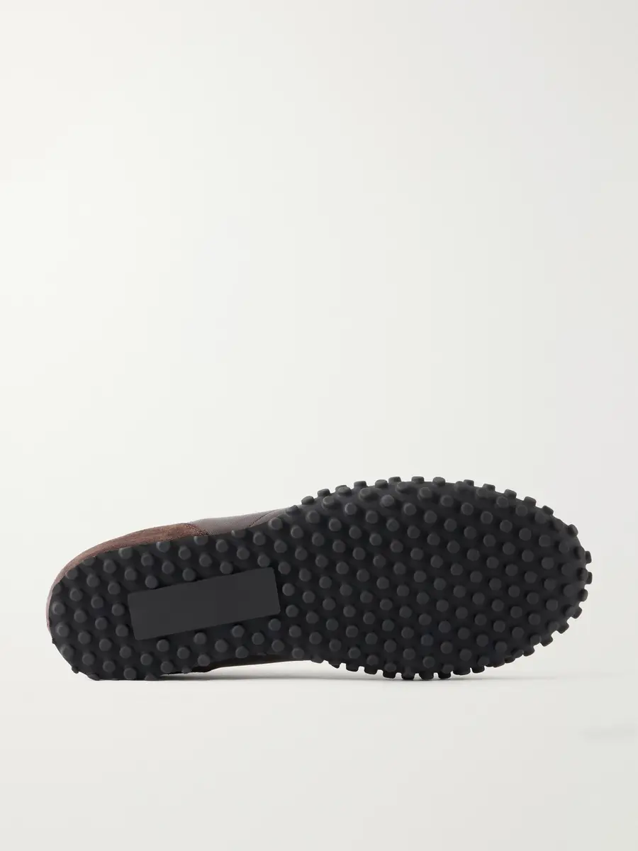 Common Projects Suede-Trimmed Leather Sneakers - Men | Thumbnail 3 Common Projects Suede-Trimmed Leather Sneakers - Men | Thumbnail 3