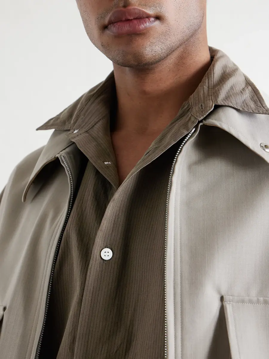 Kaptain Sunshine Cotton and Silk-Blend Shirt - Men | Thumbnail 5