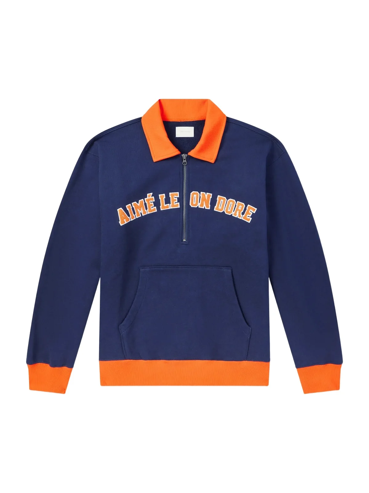 Logo-Embroidered Cotton-Jersey Half-Zip Sweatshirt - Men