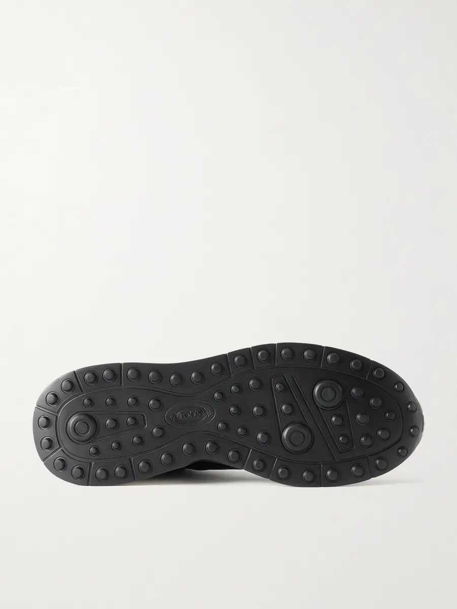 Tod's Leather-Trimmed Suede Sneakers - Men | Thumbnail 3 Tod's Leather-Trimmed Suede Sneakers - Men | Thumbnail 3