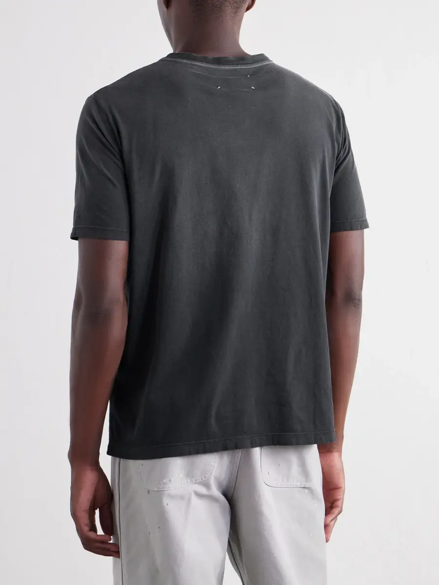 Maison Margiela Printed Cotton-Jersey T-Shirt - Men | Thumbnail 4