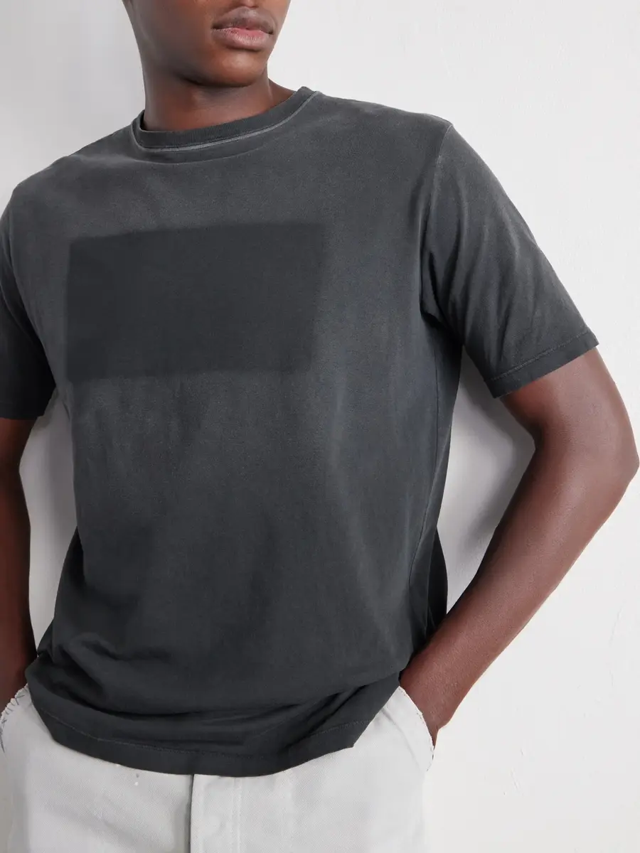 Maison Margiela Printed Cotton-Jersey T-Shirt - Men | Thumbnail 5