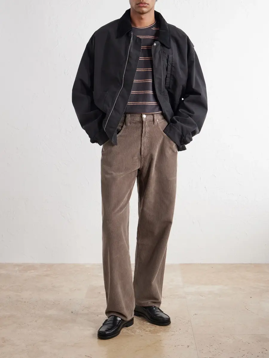 AGOLDE Fusion Straight-Leg Cotton-Corduroy Trousers - Men | Thumbnail 2