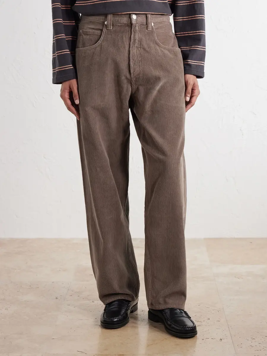 AGOLDE Fusion Straight-Leg Cotton-Corduroy Trousers - Men | Thumbnail 3