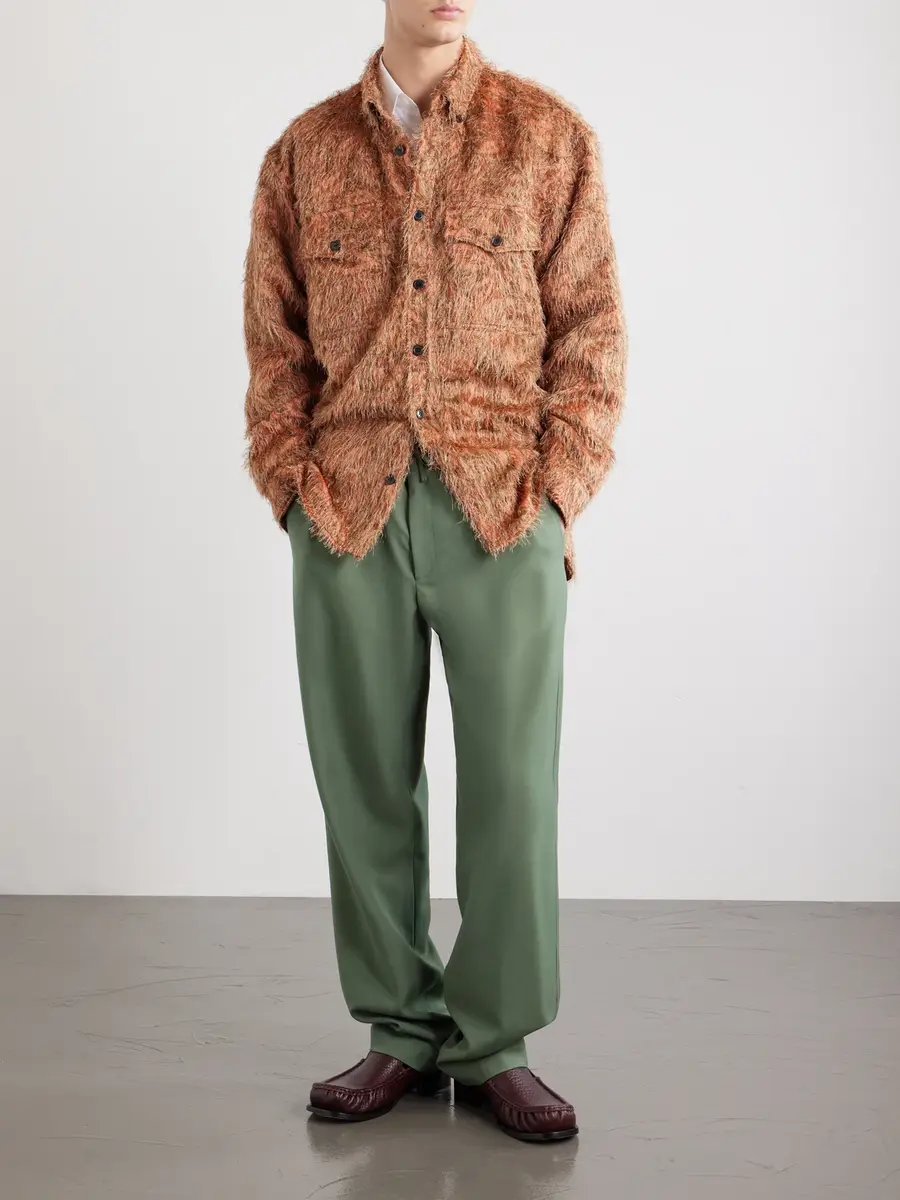 Dries Van Noten Penny Straight-Leg Wool Trousers - Men | Thumbnail 2 Dries Van Noten Penny Straight-Leg Wool Trousers - Men | Thumbnail 2