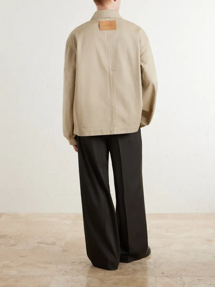 JW Anderson Logo-Embroidered Cotton-Twill Jacket - Men | Thumbnail 4 JW Anderson Logo-Embroidered Cotton-Twill Jacket - Men | Thumbnail 4