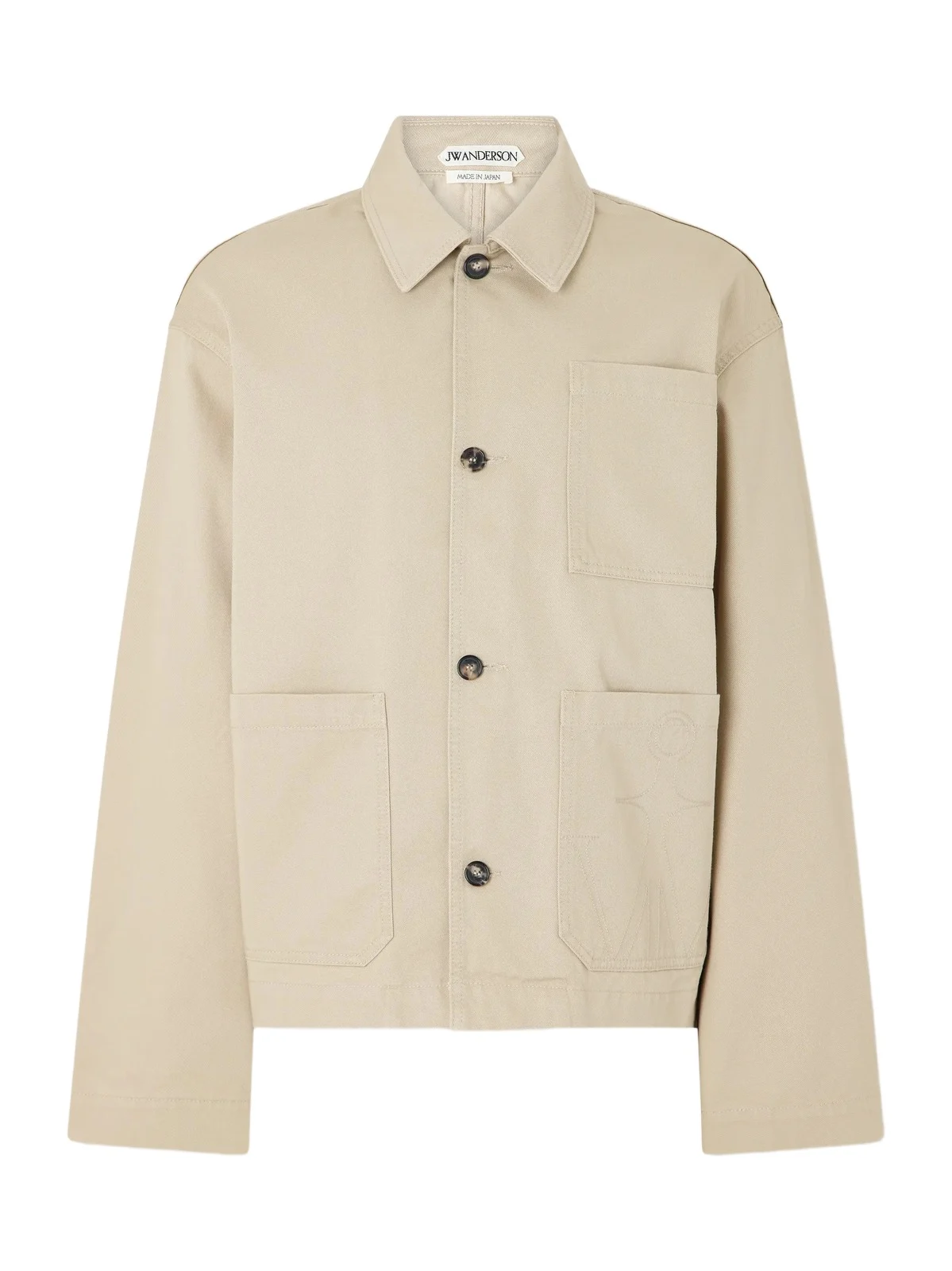 Logo-Embroidered Cotton-Twill Jacket - Men Logo-Embroidered Cotton-Twill Jacket - Men