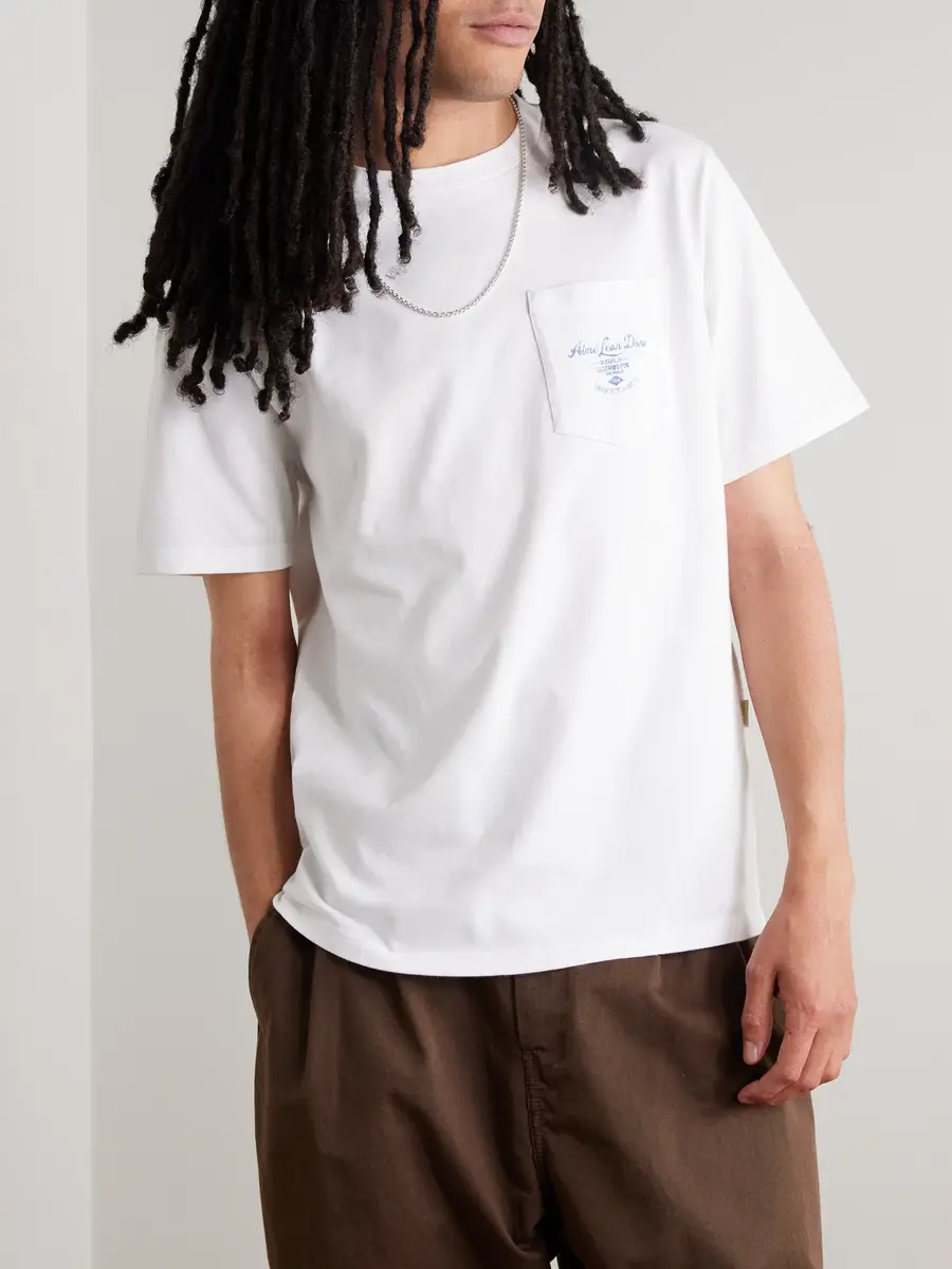 Aimé Leon Dore Clothier Logo-Print Cotton-Jersey T-Shirt - Men | Thumbnail 3