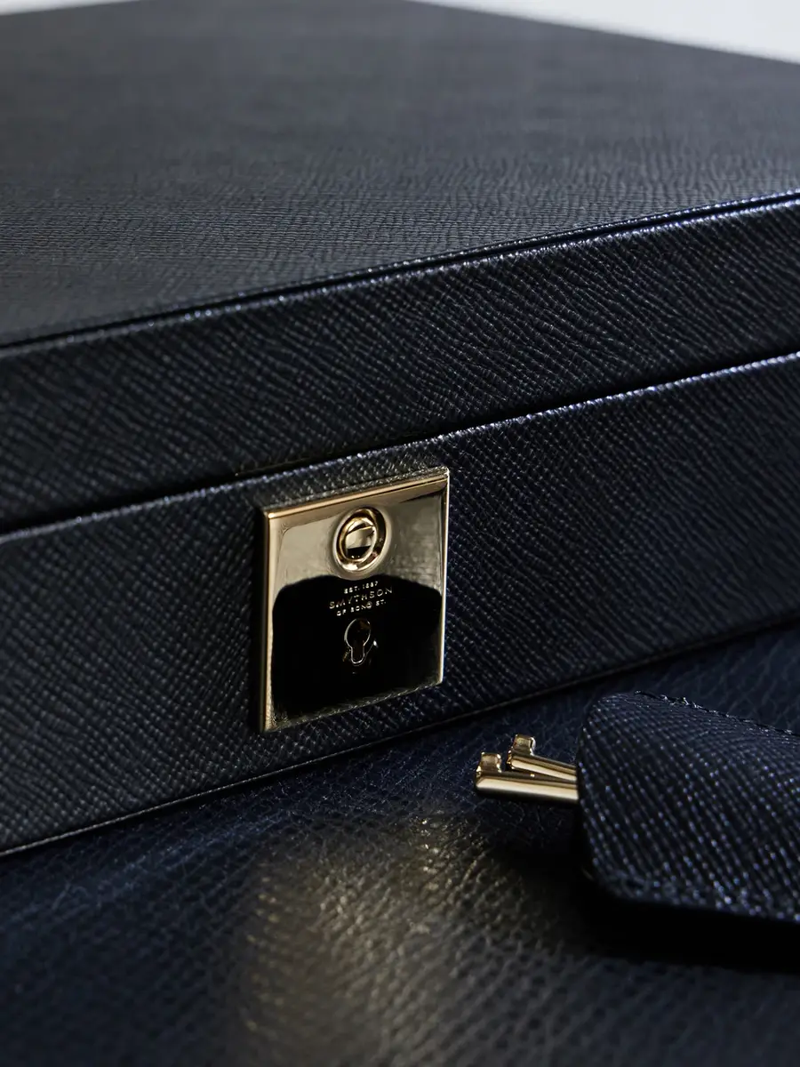 Smythson Panama Cross-Grain Leather Poker Set - Men | Thumbnail 4 Smythson Panama Cross-Grain Leather Poker Set - Men | Thumbnail 4