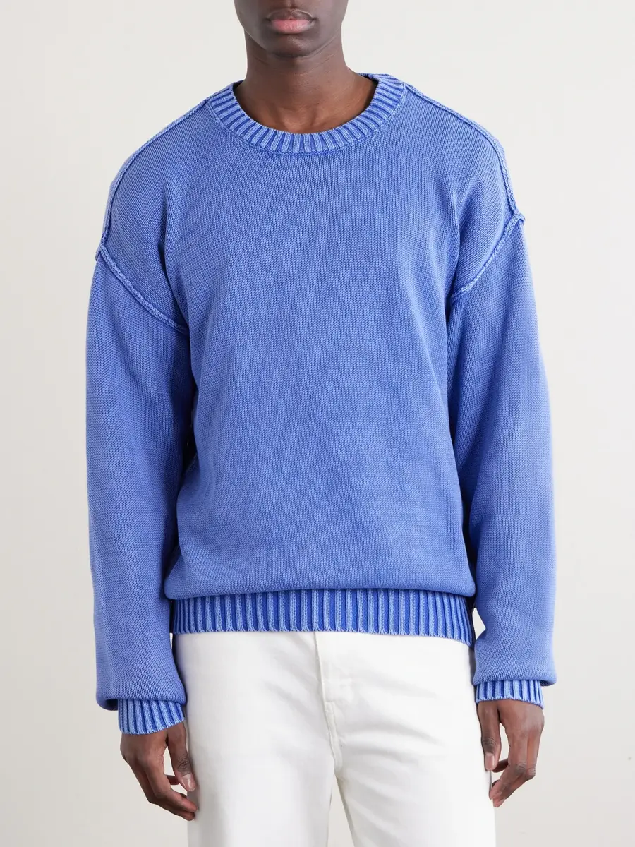 Aimé Leon Dore Cotton Sweater - Men | Thumbnail 3