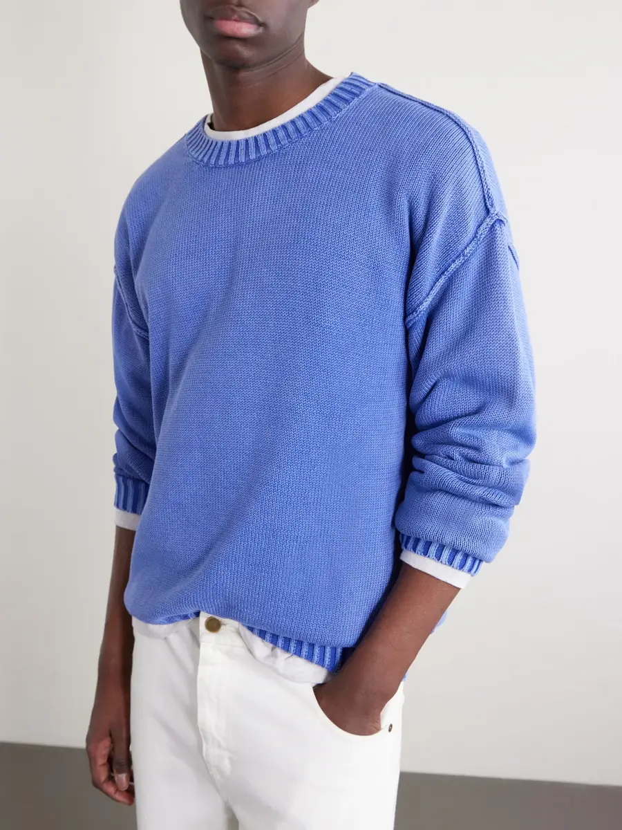 Aimé Leon Dore Cotton Sweater - Men | Thumbnail 5