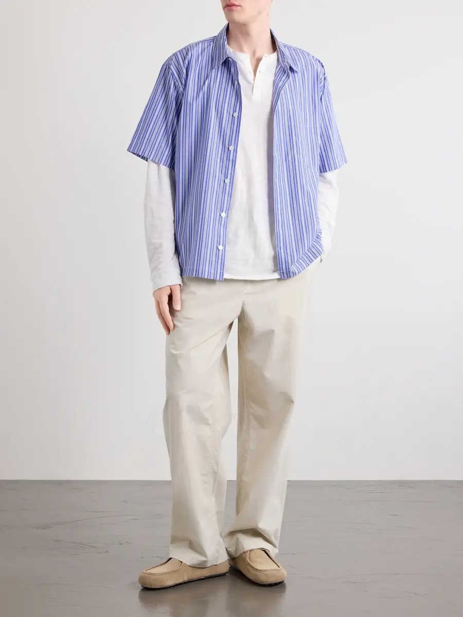 Aimé Leon Dore Striped Cotton-Poplin Shirt - Men | Thumbnail 2 Aimé Leon Dore Striped Cotton-Poplin Shirt - Men | Thumbnail 2