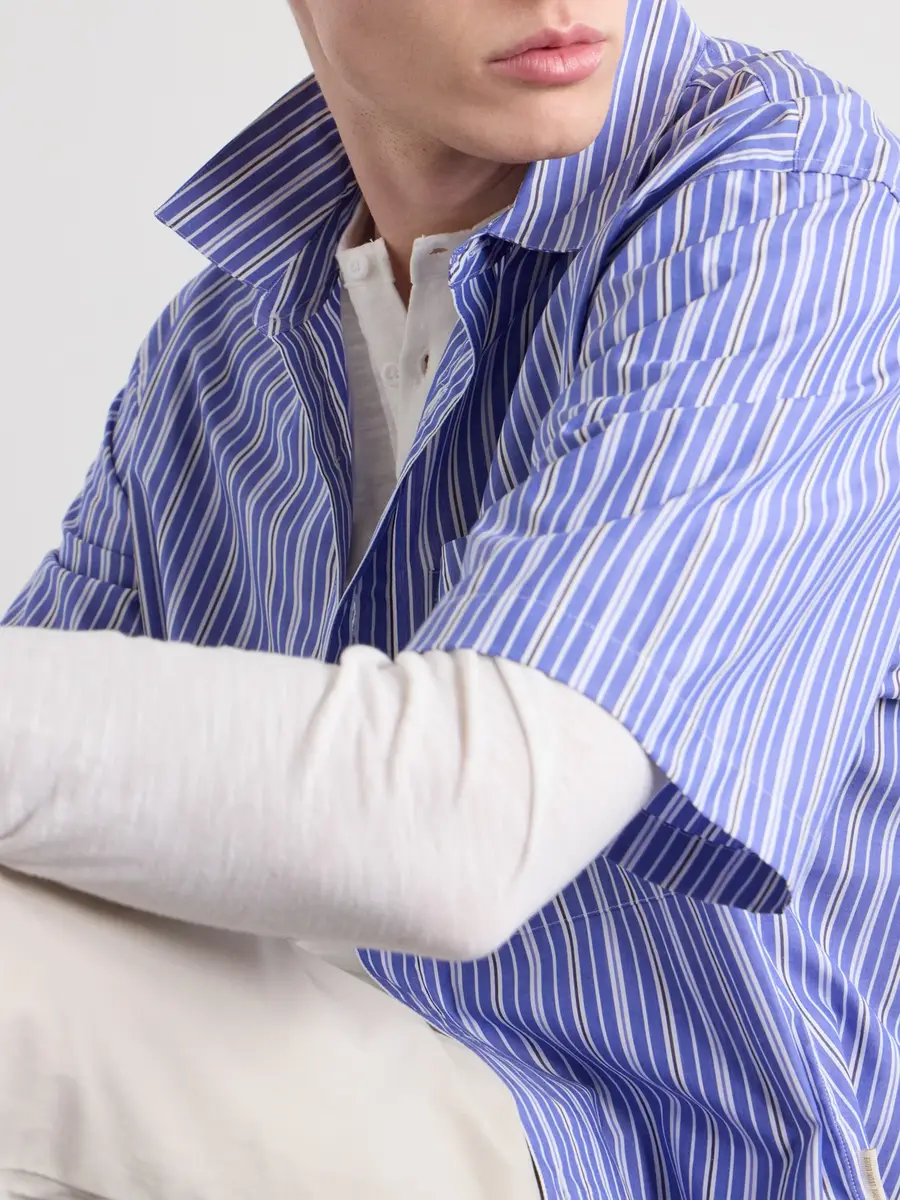 Aimé Leon Dore Striped Cotton-Poplin Shirt - Men | Thumbnail 5 Aimé Leon Dore Striped Cotton-Poplin Shirt - Men | Thumbnail 5