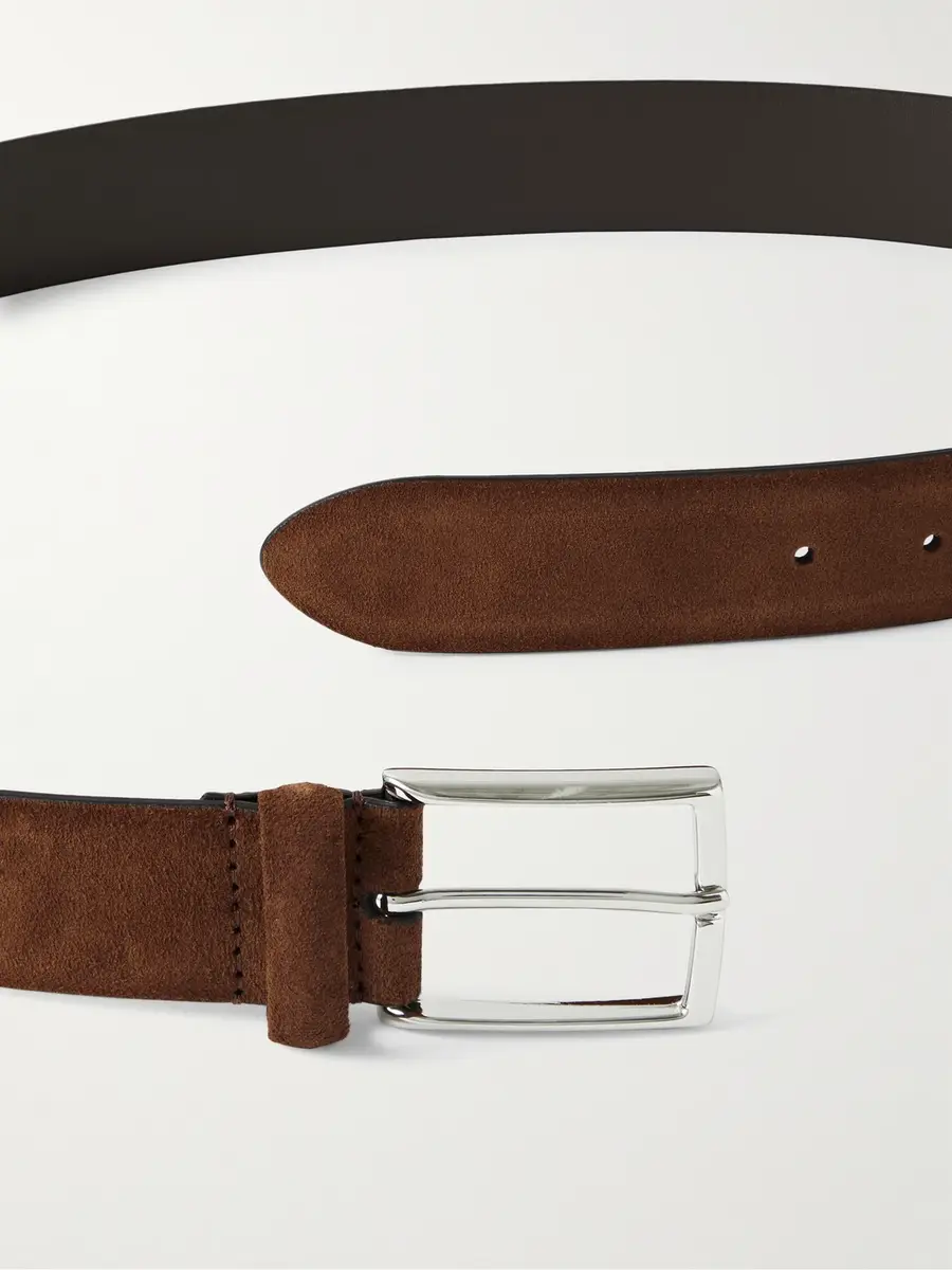 Anderson's 3.5cm Suede Belt - Men | Thumbnail 2