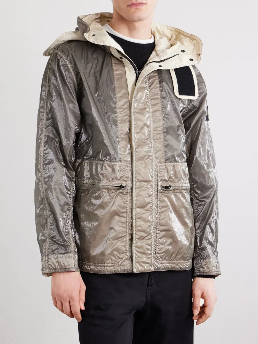 Stone Island New Balance Liquid-Appearance Coated Nylon Jacket - Men | Thumbnail 3 Stone Island New Balance Liquid-Appearance Coated Nylon Jacket - Men | Thumbnail 3
