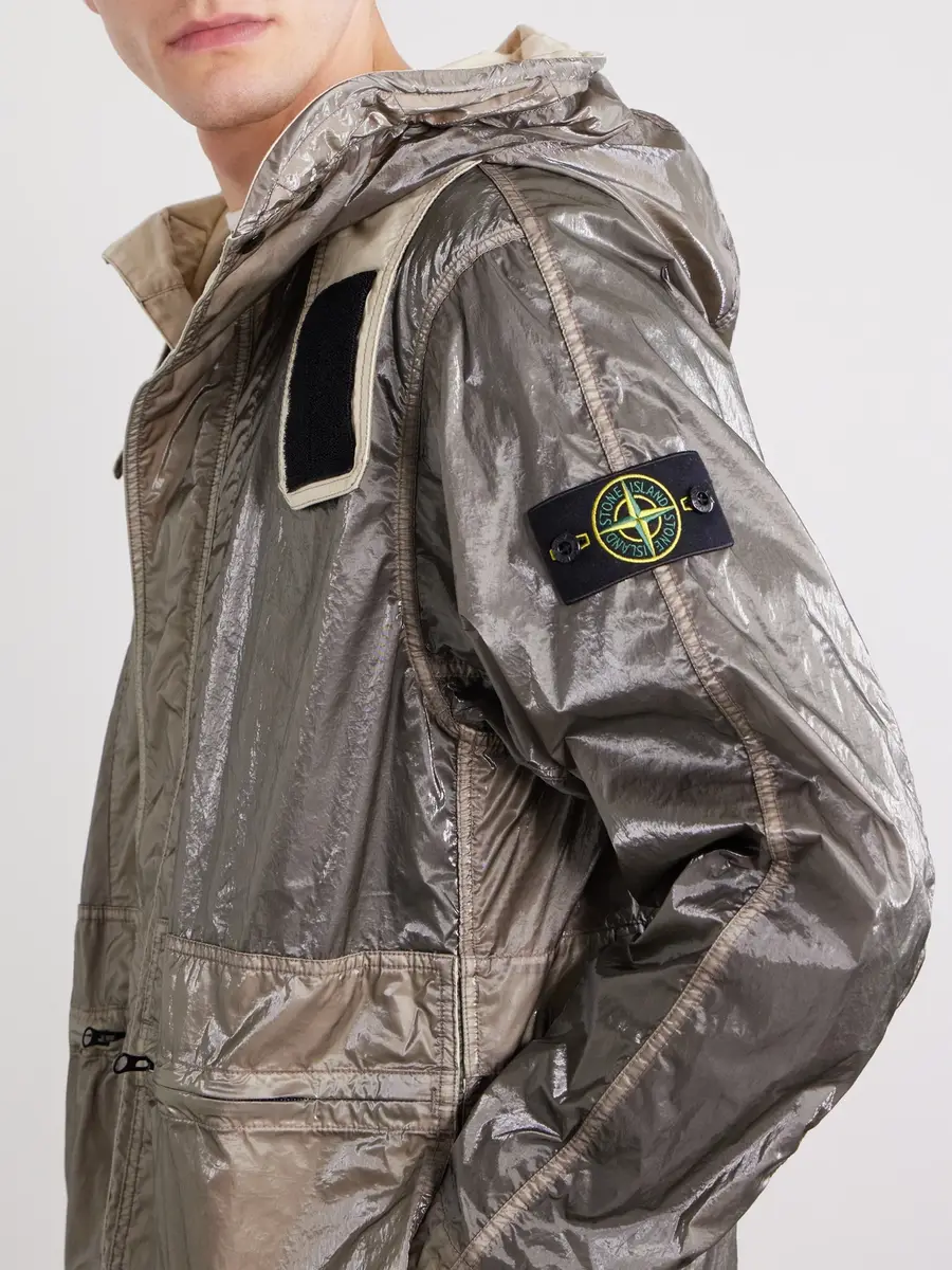 Stone Island New Balance Liquid-Appearance Coated Nylon Jacket - Men | Thumbnail 5 Stone Island New Balance Liquid-Appearance Coated Nylon Jacket - Men | Thumbnail 5