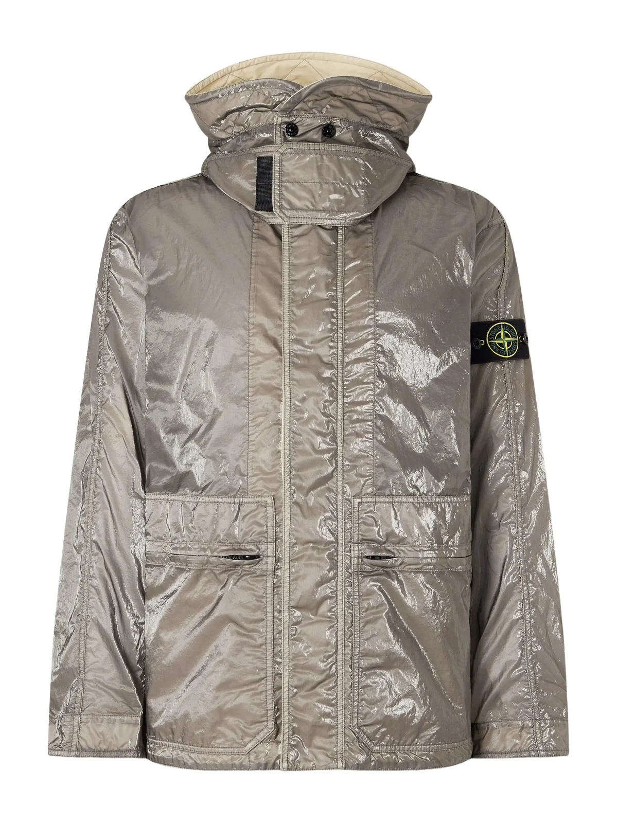 Stone Island New Balance Liquid-Appearance Coated Nylon Jacket - Men