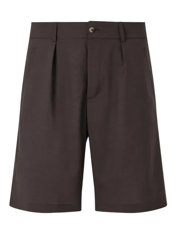 Naturalist Straight-Leg Wool Shorts - Men