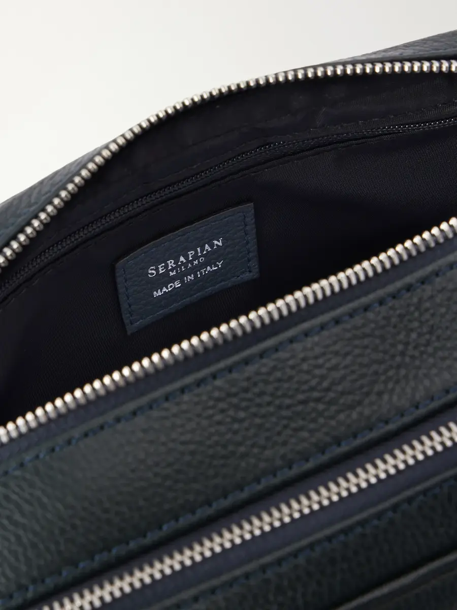 Serapian Full-Grain Leather Wash Bag - Men | Thumbnail 4 Serapian Full-Grain Leather Wash Bag - Men | Thumbnail 4