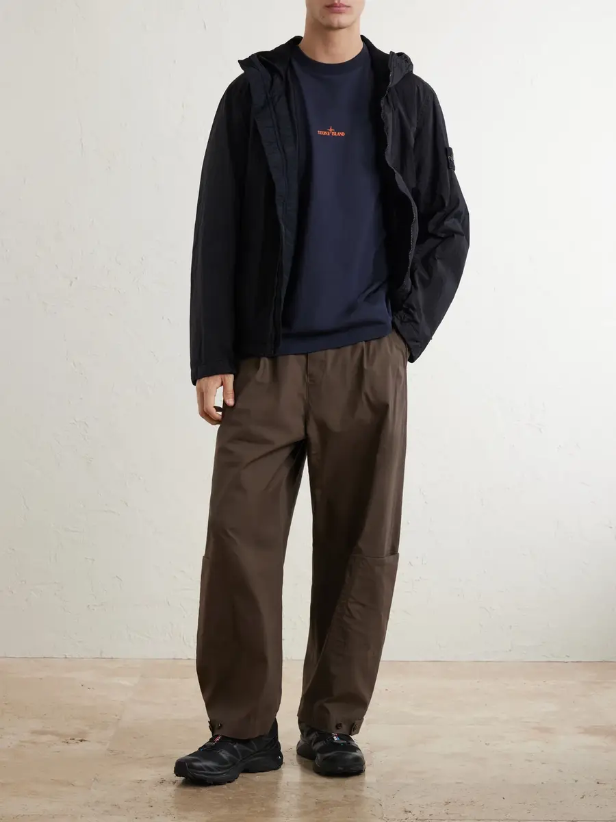 Stone Island Wind-Resistant Anti-Drop Crinkle Reps NY Shell Hooded Jacket - Men | Thumbnail 2 Stone Island Wind-Resistant Anti-Drop Crinkle Reps NY Shell Hooded Jacket - Men | Thumbnail 2