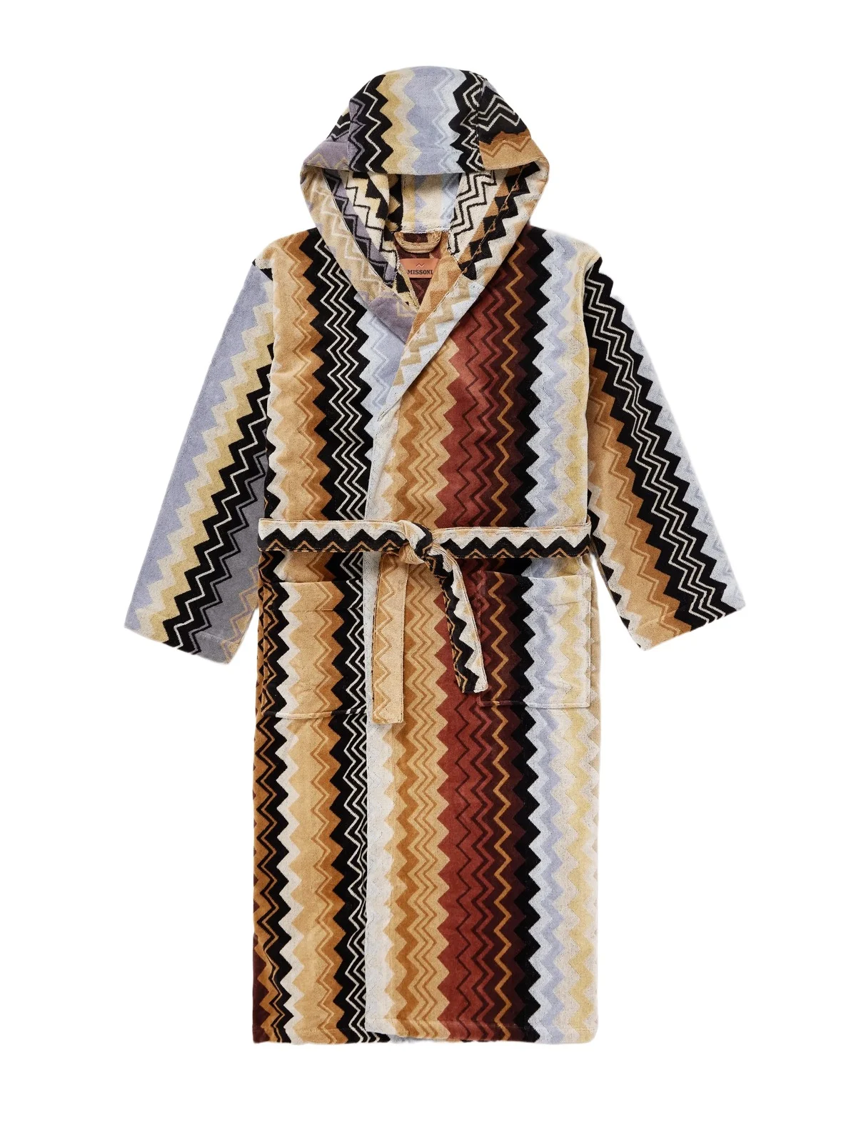 Missoni Home Giacomo Striped Cotton-Terry Hooded Robe - Men