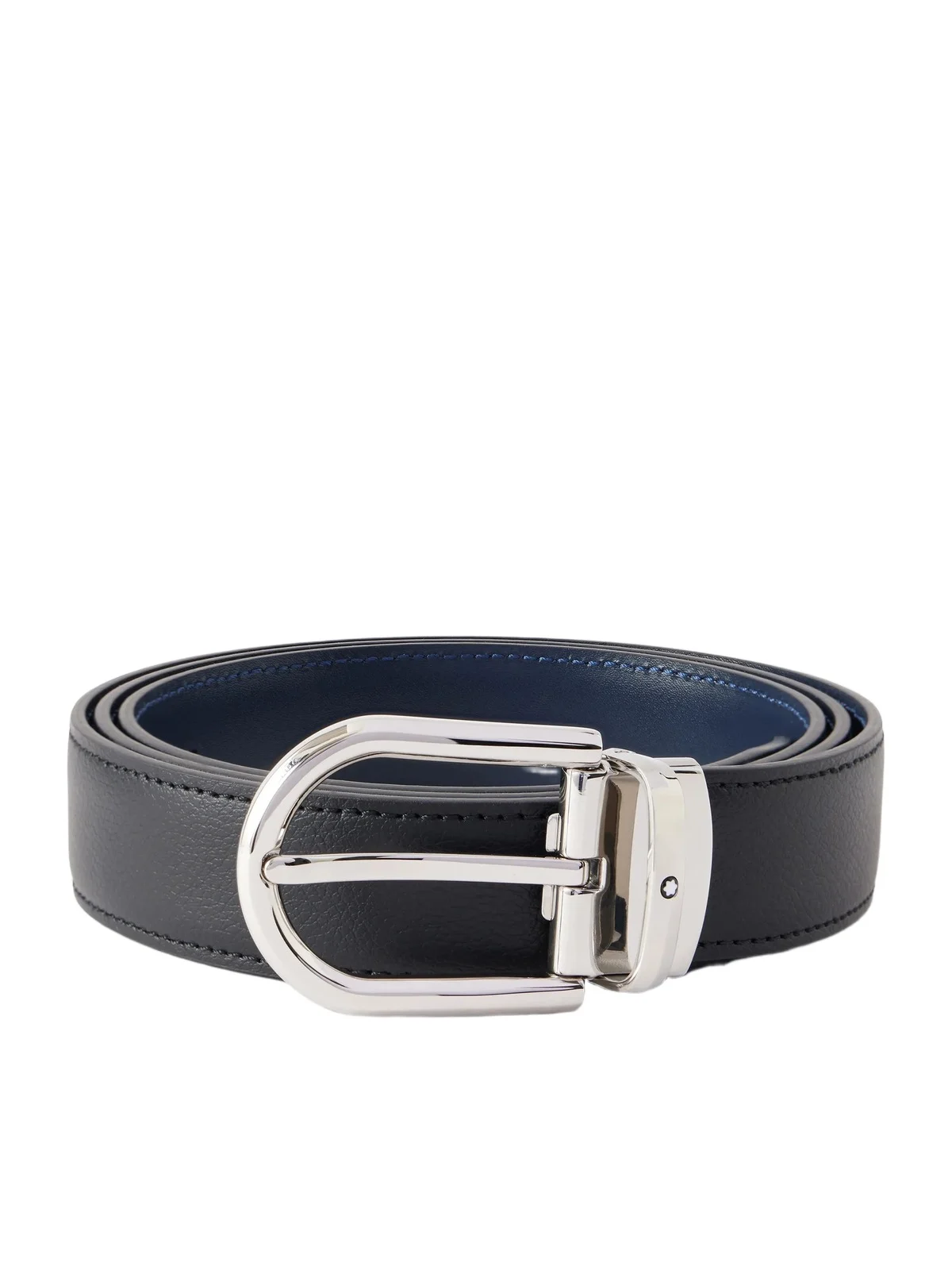 3cm Horseshoe Reversible Leather Belt - Men 3cm Horseshoe Reversible Leather Belt - Men