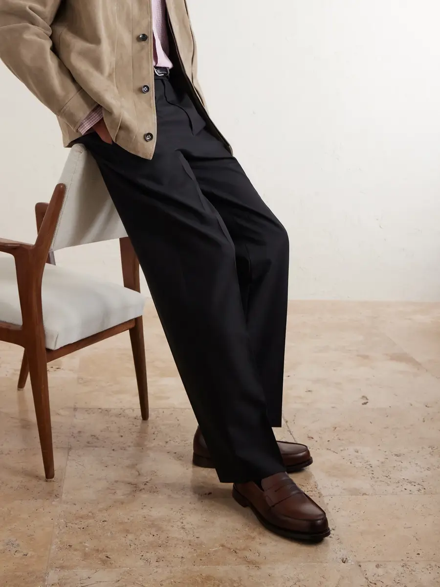 Grenson Epsom Leather Penny Loafers - Men | Thumbnail 2