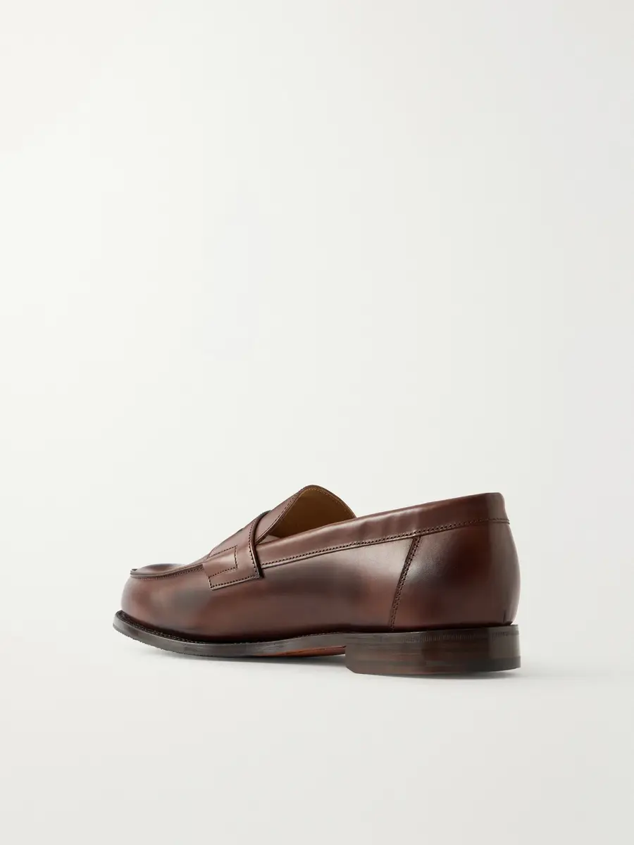 Grenson Epsom Leather Penny Loafers - Men | Thumbnail 4