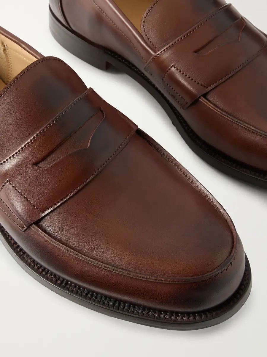 Grenson Epsom Leather Penny Loafers - Men | Thumbnail 5