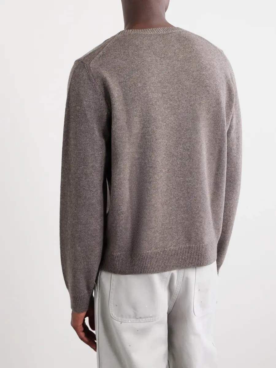 Maison Margiela Fused Brushed Virgin Wool Sweater - Men | Thumbnail 4