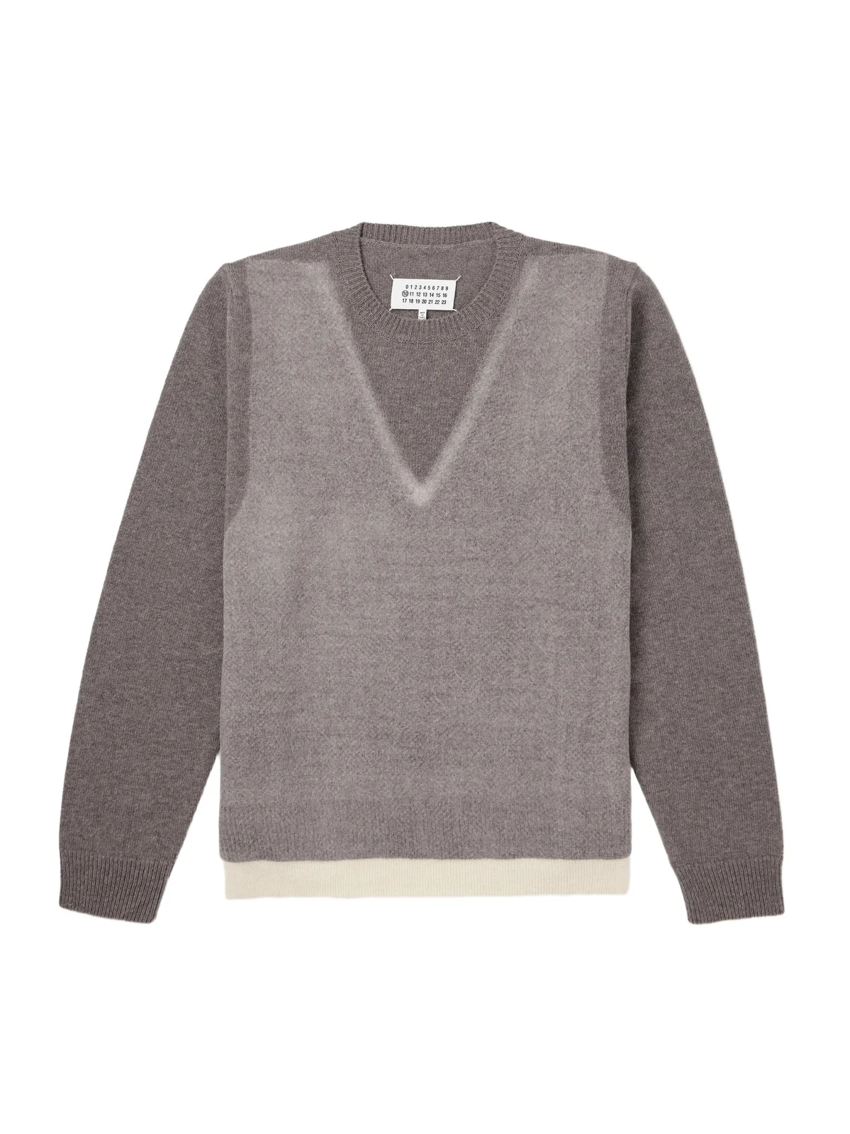 Fused Brushed Virgin Wool Sweater - Men