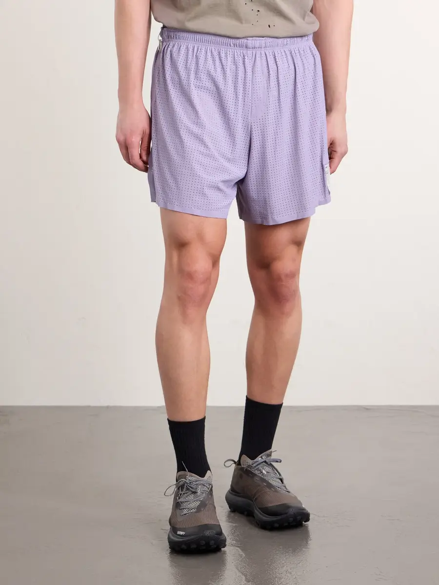 Satisfy Straight-Leg Logo-Appliqu&eacute;d 5" Space‑O&trade; Shorts - Men | Thumbnail 3