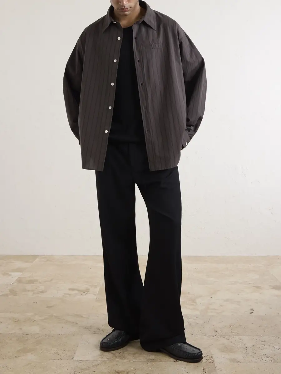 mfpen Essay Pinstriped Cotton Shirt - Men | Thumbnail 2