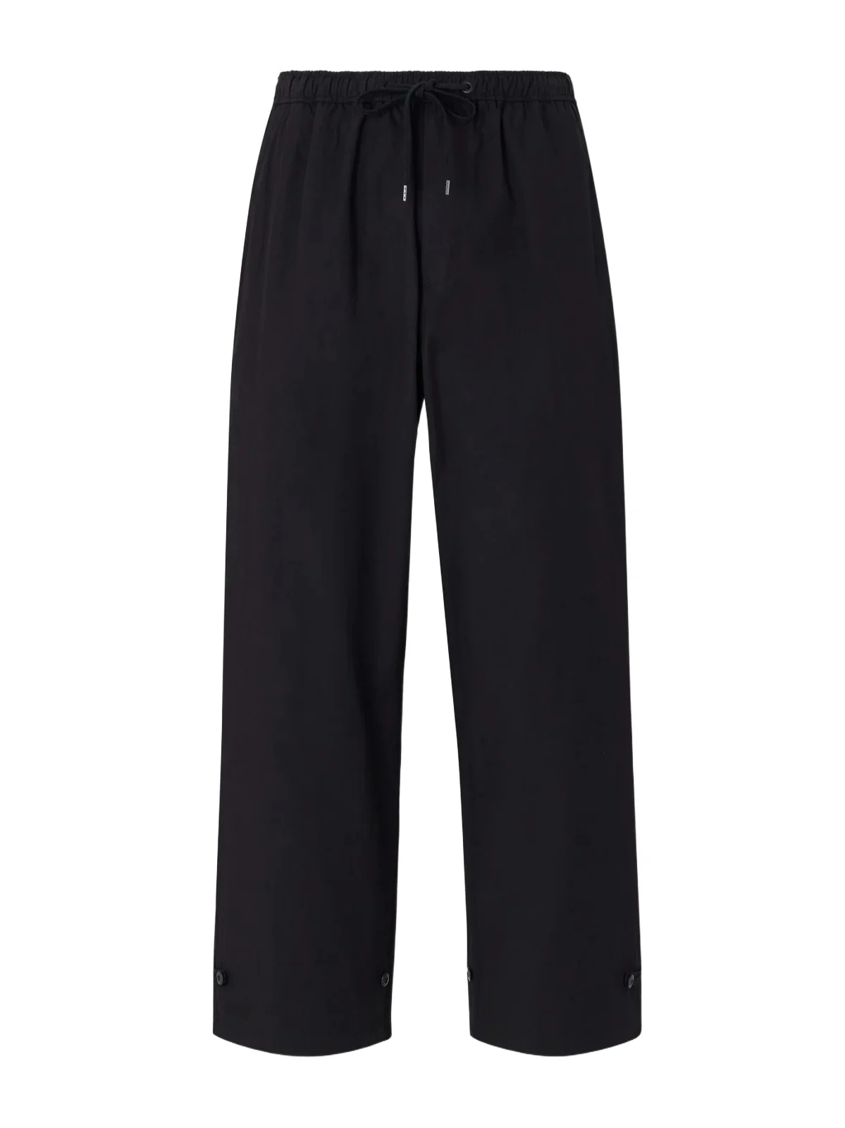 Wide-Leg Cotton-Blend Gabardine Drawstring Trousers - Men Wide-Leg Cotton-Blend Gabardine Drawstring Trousers - Men